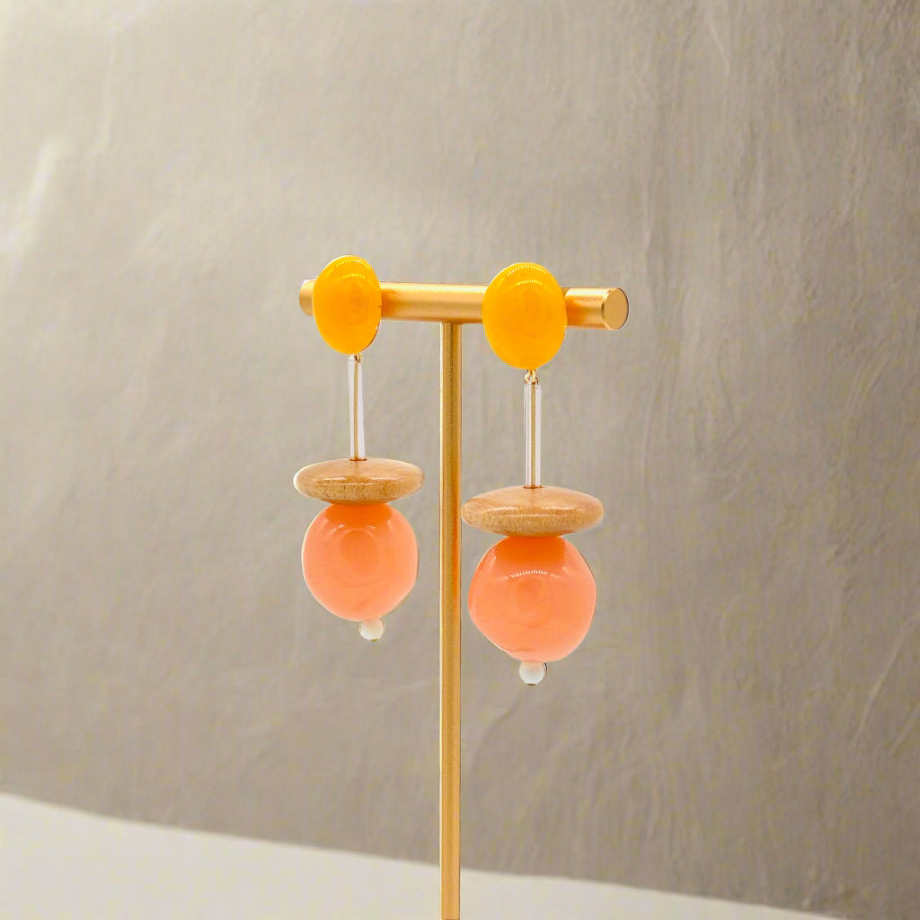 Peach Fizz Earrings