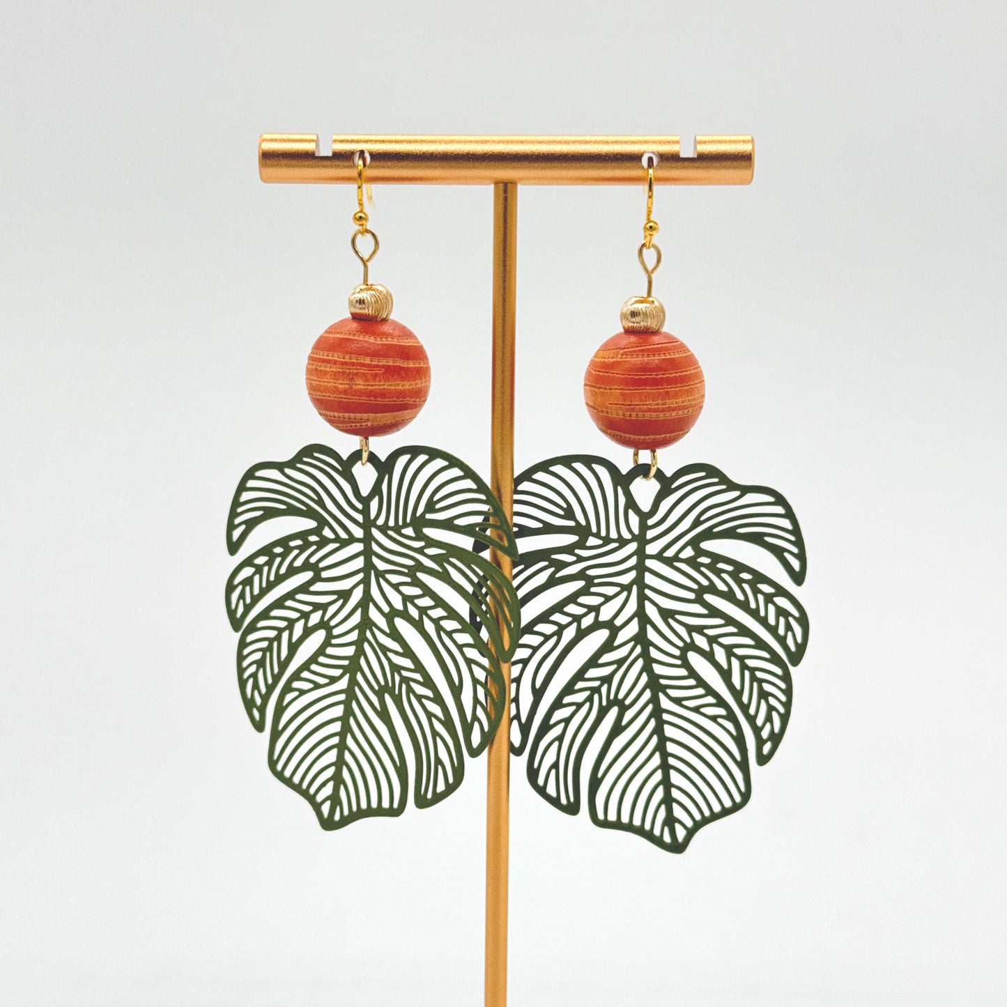 Monstera Muse Earrings