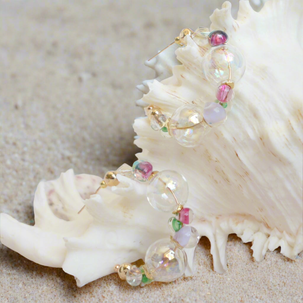 Sea Foam Beach Earrings