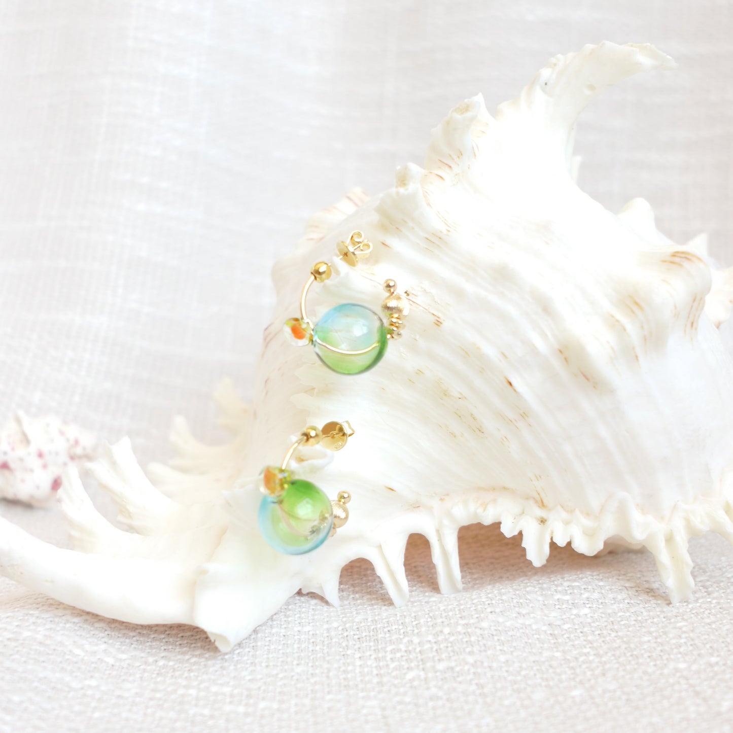Petit Sea Foam Colorful Earrings