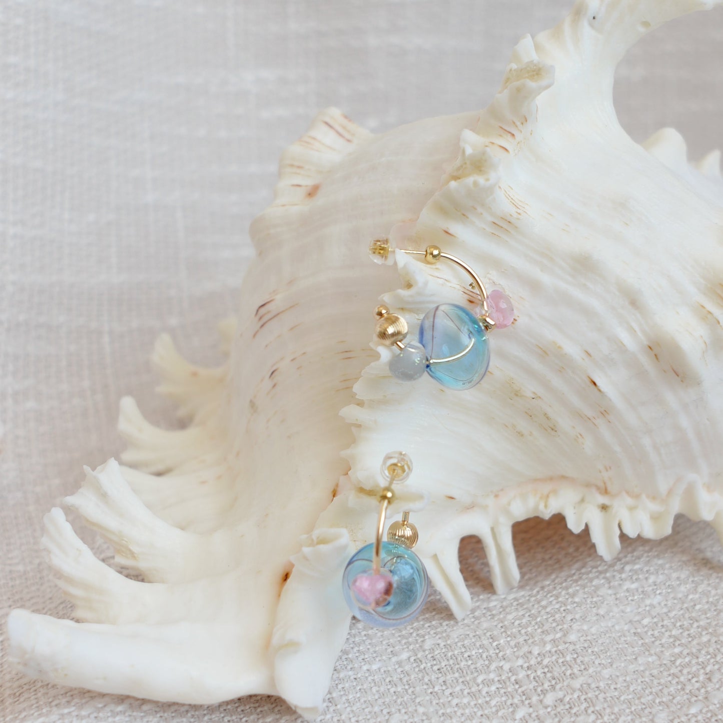 Petit Sea Foam Colorful Earrings