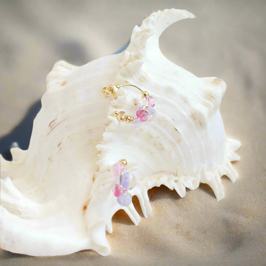 Petit Sea Foam Beach Earrings